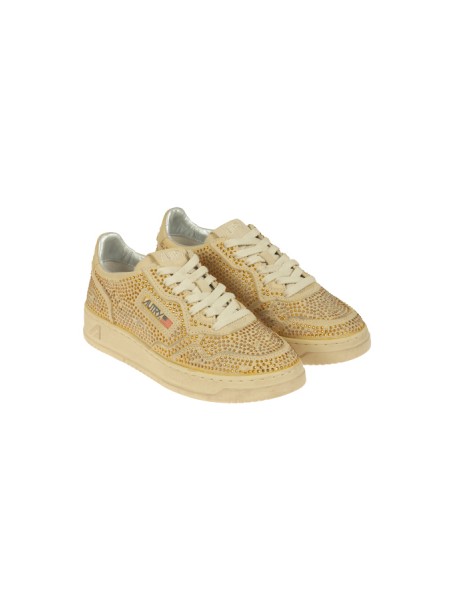 Calzature Sneakers Autry Medalist Low Crystal Beige